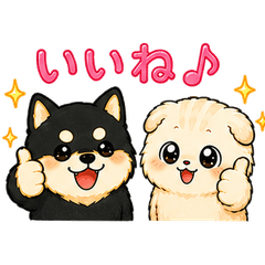 Mokomaru & Kuromaru Friend Stickers