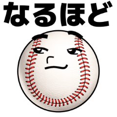 Baseball character Stickers Vol.3