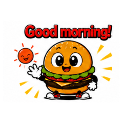 Burger Daily Chat Stickers