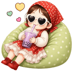 นานะจัง สุดน่ารัก BIG สติกเกอร์