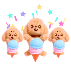 ふわふわ動く★トイプードル
