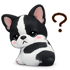 Chibi French Bulldog Sticker
