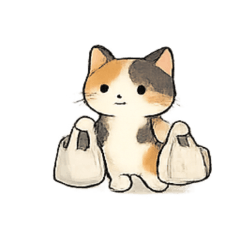 Calico Cat Daily Messaging Stickers
