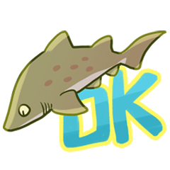 Sand tiger shark Stickers!