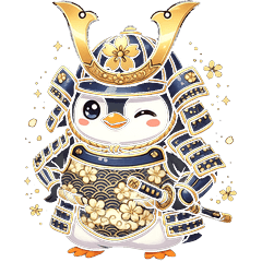 出陣囉！超萌鎧甲武士企鵝