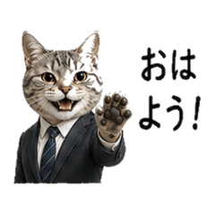 Cat bisness Daily Chat Stickers