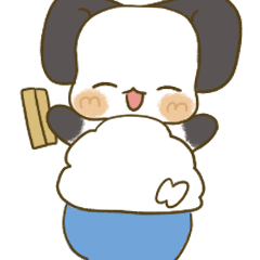 cute food Chinchilla Sticker