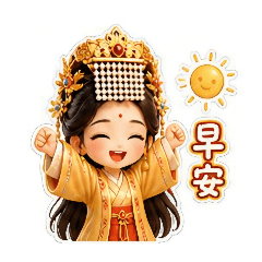 可愛Q版媽祖娘娘