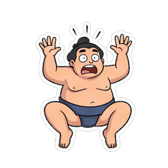 Dynamic Loose Sumo Wrestler