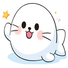 The gentle daily life of a fluffy seal