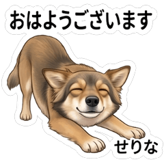 Serina Greeting Stickers Vol01