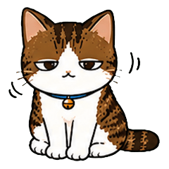Shibukawa Nyanko - Cool Cat Stickers