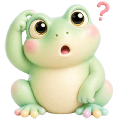 Ob Ob Pastel Little Frog (No Text)