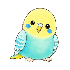 Budgie Stickers 40 Daily Chat Greetings