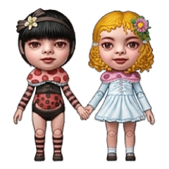 Mushroom Girls in Seishiro Matsutyama