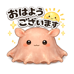 cute dumbo octopus everyday life stamp