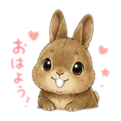 Cute Bunny Stickers (Everyday Life)
