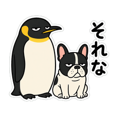 Penguin&Dog: Relatable Reaction Stickers