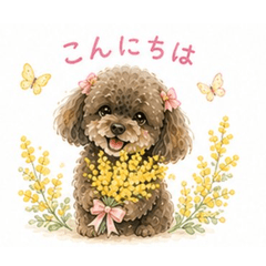 Choco & Mimosa Daily Stickers