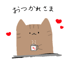 Cute cat yuru stickers