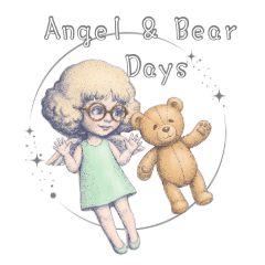 Angel & Bear Days Sticker