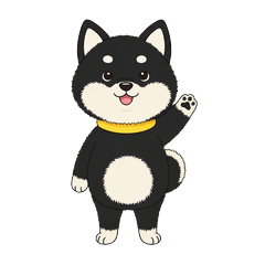 Noir the Awkward Shiba | Honest Moods-EN
