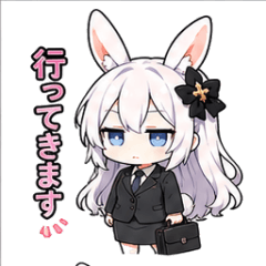 Lazy Bunny Office Life