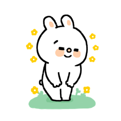 Kawaii rabbit and bear stickers