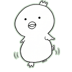 Hiyoko Piyo-chan Sticker
