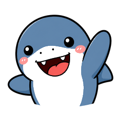 Cute Kansai Shark Stickers