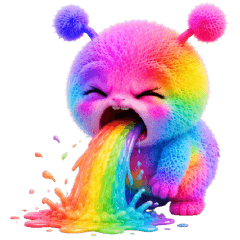 Rainbow Alien (NO text)