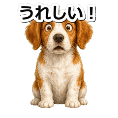 布列塔尼犬問候 1♡