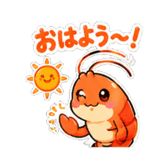 shrimp - Daily Chat Stickers
