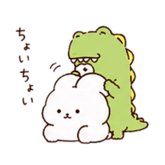 恐竜の『ざうる』は引っ付きたい