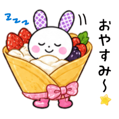 Sweet Bestie Bunnies Stickers