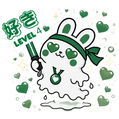 Otaku Rabbit 3 Emotion Lv1-4 Green ver.