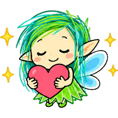 Fairy Yuki-chan stamp
