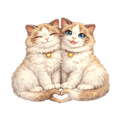 Ragdoll Luna Stickers #3