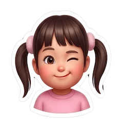Cute Girl with Twin Tails - Daily Life