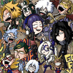 Stickers in English : MY HERO ACADEMIA