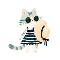 Summer Vacation Cats