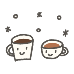 Tea cups in break time
