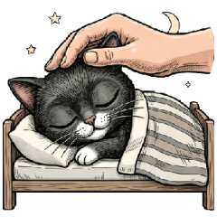 オベキャット☆今の状態スタンプ（大）☆