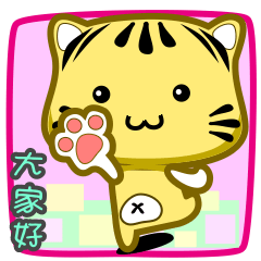 可愛條紋小貓貓!!!CAT204