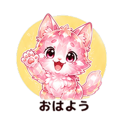 Crystal Jelly Maine Coon Cat Girlfriend