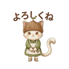 kobok cat stamp