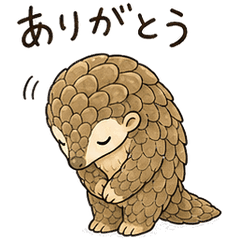 Pangolin-kun stickers
