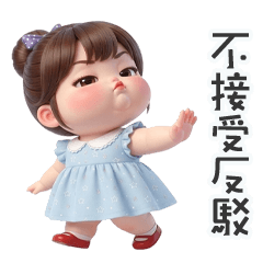 淘氣小胖妹不接受反駁