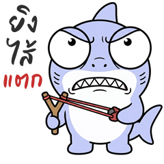 Big-Eyed Shark (Big Stickers)