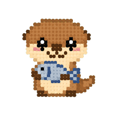 Pixel Otter Daily Stickers